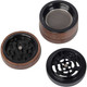 Marley Natural 2.3" Black Walnut Wood 3 Piece Grinder