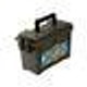 Rosa Cuba Ammo Box 6.0 �� 50.0, a sturdy black storage container with a secure lid designed for ammunition storage.