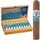 AVO Cigars Syncro Ritmo Robusto Tubos 20 Ct, neatly packaged box of cigars with one cigar standing beside the box showcasing the label and size 5.00 x 50.