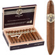 AVO Cigars Domaine <50> Perfecto 20 Ct. Box 5.75X54, a wooden box filled with 20 finely rolled cigars, each wrapped with AVO's distinctive logo band, showcasing premium cigar craftsmanship.