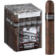 Factory Smokes Cigars Maduro Gordito 25 Ct. Bundle 6.00x60, image of a wrapped cigar bundle with individual cigars inside and a close-up of a single Maduro Gordito cigar.