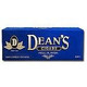 Deans Cigars, image of a blue box containing Deans Large Filtered Cigars with full flavor.