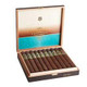 Alec Bradley Cigars Prensado Robusto 24Ct. Box, open cigar box displaying 24 neatly arranged cigars with brown wrappers in a luxurious presentation. Alec Bradley Cigars Prensado Robusto 24Ct. Box, open cigar box displaying 24 neatly arranged cigars with brown wrappers in a luxurious presentation.