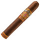 Alec Bradley Cigars Tempus Nicaragua Magnus 20Ct.Box, a single cigar with a dark brown wrapper and a decorative band featuring the Alec Bradley logo and intricate design.