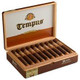 Alec Bradley Cigars Tempus Nicaragua Medius 20Ct. Box, open wooden cigar box showing 20 cigars neatly arranged inside.