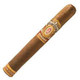 Alec Bradley Cigars Tempus Nicaragua Medius 20Ct. Box, close-up of a single cigar with a gold and red band, showcasing the smooth brown wrapper.
