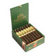 AJ Fernandez Cigars San Lotano Requiem Maduro Torpedo 20Ct. Box, open green cigar box displaying 20 premium cigars arranged neatly inside. AJ Fernandez Cigars San Lotano Requiem Maduro Torpedo 20Ct. Box, open green cigar box displaying 20 premium cigars arranged neatly inside.