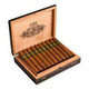 1502 Cigars Emerald Toro Box Pressed 20Ct, open wooden cigar box with 20 cigars neatly arranged inside.