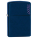 Zippo Navy Matte W/ Zippo Logo
