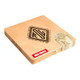 Todos Las Dias Cigars Robusto 10Ct. Box, image of a rectangular cigar box made of wood with a logo and a vintage stamp