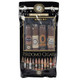 Perdomo Cigars 4 Pack Maduro Humidified Sampler, a five-pack of cigars in a sealed, black and gold packaging with clear window showing four cigars and cigar-shaped samples at the bottom. Perdomo Cigars 4 Pack Maduro Humidified Sampler, a five-pack of cigars in a sealed, black and gold packaging with clear window showing four cigars and cigar-shaped samples at the bottom.