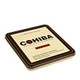 Cohiba Dominican Cigars Pequenos 5/6 Tins, image of a rectangular tin box with a beige and black label featuring the Cohiba logo and product details.