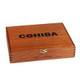 Cohiba Dominican Crystal Corona Cigars 20Ct. Box, wooden cigar box with Cohiba logo in black and orange lettering. Cohiba Dominican Crystal Corona Cigars 20Ct. Box, wooden cigar box with Cohiba logo in black and orange lettering.