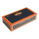 Punch Gusto Tubo Robusto Cigars EMS 20Ct. Box, a rectangular cigar box with black and orange design elements and branding. Punch Gusto Tubo Robusto Cigars EMS 20Ct. Box, a rectangular cigar box with black and orange design elements and branding.