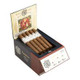 Punch Signature Pita Cigars 18Ct. Box, image of an open box of cigars with 18 cigars neatly arranged inside and a branded lid upright in the background.