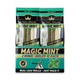 Product King Palm Wraps King Palm Minis Rolls Magic Mint 20Ct/2, image of two packs of mini leaves with mint flavor in teal and black packaging.
