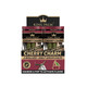 King Palm Wraps King Palm Rollies Rolls Cherry Charm 20/2Pk, display of cherry-flavored natural leaf wrap rolls in a pack with vibrant red and black packaging featuring a crown logo.