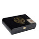 5 Vegas Series 'A' Anomaly Cigars 25Ct. Box, black rectangular cigar box with gold and silver branding and design elements.