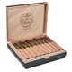 5 Vegas Series 'A' Alpha Cigars 20Ct. Box, wooden cigar box with 20 cigars inside, featuring a gold and black band and the 5 Vegas logo on the lid. 5 Vegas Series 'A' Alpha Cigars 20Ct. Box, wooden cigar box with 20 cigars inside, featuring a gold and black band and the 5 Vegas logo on the lid.