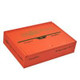 Altadis Aging Room Quattro Nicaraguan Espressivo Cigars 20Ct. Box, rectangular orange cigar box with black text and logo on the lid. Altadis Aging Room Quattro Nicaraguan Espressivo Cigars 20Ct. Box, rectangular orange cigar box with black text and logo on the lid.