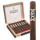 Alec Bradley Maxx Black Super Freak Cigars 10Ct. Box, open wooden box displaying ten cigars with labeled bands. Alec Bradley Maxx Black Super Freak Cigars 10Ct. Box, open wooden box displaying ten cigars with labeled bands.