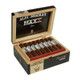 Alec Bradley MAXX Cigars The Nano 24Ct. Box, opened wooden cigar box displaying the row of cigars with branded bands.