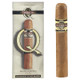 Quorum Shade Robusto Cigars 6 Ct. Pack, image of a single cigar placed beside the packaging box displaying the product name and branding.