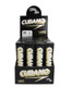 Vibes Rolling Paper Vibes Cones Cubano King Size Ultra Thin 24ct, display of multiple packs of ultra-thin king size rolling papers with black and gold packaging, arranged in a retail display box.