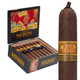 Drew Estate Nica Rustica Broadleaf El Brujito Cigars 25 Ct Box, opened box of cigars with a single cigar shown on the right.