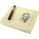 Caldwell The Last Tsar Corona Gorda Cigars 10Ct. Box, a cigar placed on top of a light-colored box with a portrait of a man on it, designed for cigar enthusiasts and collectors.