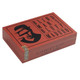 Caldwell Blind Man's Bluff Maduro Robusto Cigars 20Ct. Box, red packaging with a black and white illustration of a blind man's face and bold text branding Caldwell Blind Man's Bluff Maduro Robusto Cigars 20Ct. Box, red packaging with a black and white illustration of a blind man's face and bold text branding