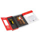Partagas Window Cigar Sampler 4Ct. Box, a promotional cigar sampler box containing four cigars with labels, a cigar cutting tool, and a certificate inside a red and white presentation box.