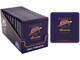 Panter Tobacco Panter Silhouette Sumatra Cigarillos, display of cigarillos boxes with dark blue packaging and logo featuring a silhouette of a panther and a cigar. Panter Tobacco Panter Silhouette Sumatra Cigarillos, display of cigarillos boxes with dark blue packaging and logo featuring a silhouette of a panther and a cigar.