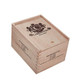 Carrington Robusto Cigars 20Ct. Box, wooden cigar box with brand logo and product details printed on the side.