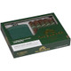 Altadis H. Upmann The Banker Cigars Gift Set With Flask, a 5-count box of cigars and a green flask inside a green and black packaging.