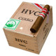 HVC Cerro Natural Sabrositos Cigars 20Ct. Box, a wooden box with a single cigar placed on top, featuring branding labels and a green official seal.