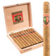 Chavon Connecticut Churchill Cigars 20Ct. Box, a wooden cigar box filled with 20 cigars featuring a red and green label.