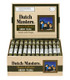 Altadis Dutch Masters Green Palma Cigars Box, display of cigars inside a cardboard box with a decorative label and artwork.