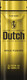 Altadis Dutch Masters Cigarillos Foil GOLD Fusion 30 Pouches of 2, yellow foil pack with black and gold branding and text.
