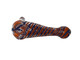 4In Glass Spoon Pipe, colorful and stylish glass smoking pipe with orange and blue swirled pattern, hand-crafted with varied colors and styles. 4In Glass Spoon Pipe, colorful and stylish glass smoking pipe with orange and blue swirled pattern, hand-crafted with varied colors and styles.