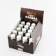 Hot Grabba Chipz, display of 16 small bottles with white caps in a wooden-finish cardboard box for sale.