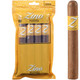 Ashton Cigars Zino Nicaragua Cigar Sampler Toro 4Ct, yellow resealable packaging containing four cigars with branded bands for Zino Nicaragua.