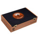 5 Vegas Nicaragua Gordo Limited Edition Cigars 20Ct. Box, a rectangular cigar box with a black lid, orange sides, and a logo featuring a crown and the text '5 Vegas Nicaragua' on the top. 5 Vegas Nicaragua Gordo Limited Edition Cigars 20Ct. Box, a rectangular cigar box with a black lid, orange sides, and a logo featuring a crown and the text '5 Vegas Nicaragua' on the top.