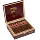 Aganorsa Rare Leaf Reserve Toro Cigars 15Ct. Box, in a wooden presentation box with a red interior and gold logo, showcasing a collection of premium cigars neatly arranged inside.