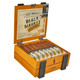 Alec Bradley Black Market Estelí Toro Cigars 24 Count Box, open wooden cigar box with cigars inside and branded interior lid. Alec Bradley Black Market Estelí Toro Cigars 24 Count Box, open wooden cigar box with cigars inside and branded interior lid.