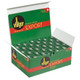 Villiger Export Cigars, open display box of pressed Bahía seed cigars showing individual cigar packs with green and black packaging design.