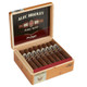 Alec Bradley The Lineage Robusto Cigars 24Ct. Box, open wooden cigar box with 24 cigars neatly arranged inside, showcasing the product's premium packaging and branding.