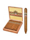 Ashton Cigars Ashton Cabinet Selection #2 Perfecto Cigars 25Ct. Box, open wooden cigar box containing 25 cigars with a single cigar placed outside the box.