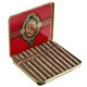 Victor Sinclair Serie '55' Petites Cigars, open metal tin box with ten small cigars neatly arranged inside.
