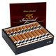 Victor Sinclair Serie '55' Imperial Habano Cigars, a box of 20 premium cigars neatly arranged inside a black box with a maroon lid featuring gold and white lettering.